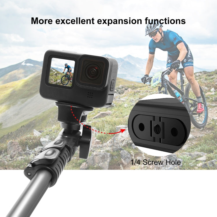 PULUZ Folding Finger Tripod Mount Adapter for GoPro Hero11 Black / HERO10 Black / HERO9 Black / HERO8 Black / Max(Black) - DJI & GoPro Accessories by PULUZ | Online Shopping UK | buy2fix