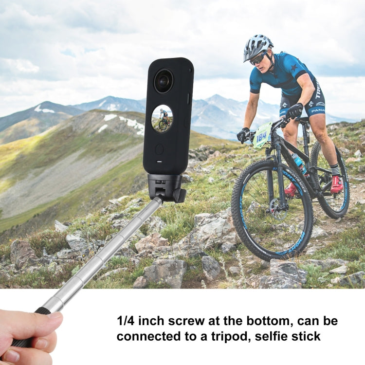 PULUZ Full Body Dust-proof Silicone Protective Case for Insta360 ONE X2 (Black) - DJI & GoPro Accessories by PULUZ | Online Shopping UK | buy2fix