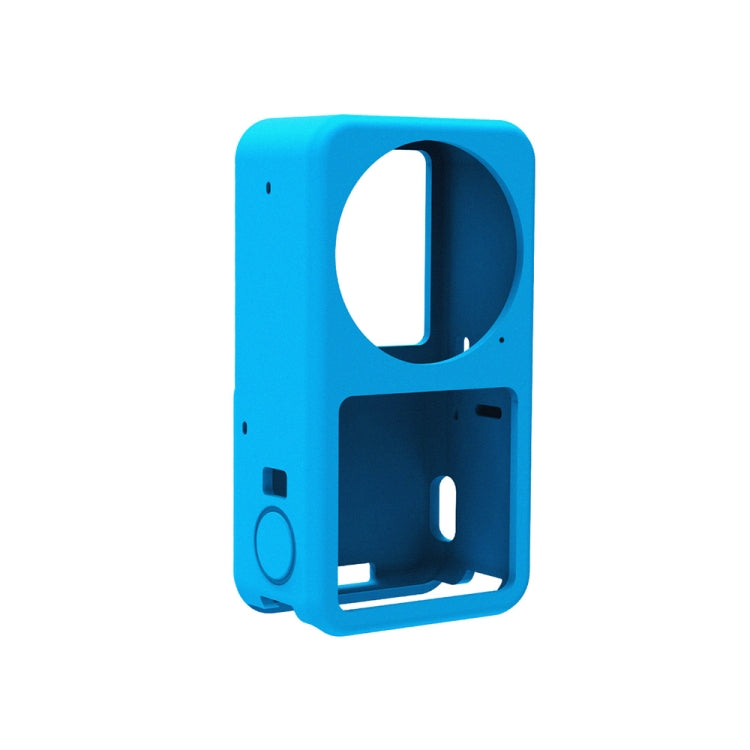 PULUZ Silicone Protective Case for DJI Action 2(Blue) - Case & Bags by PULUZ | Online Shopping UK | buy2fix