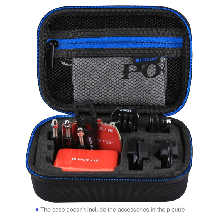 PULUZ Waterproof Carrying and Travel Case for GoPro, DJI Osmo Action and other Sport Cameras Accessories, Small Size: 16cm x 12cm x 7cm(Black) - DJI & GoPro Accessories by PULUZ | Online Shopping UK | buy2fix