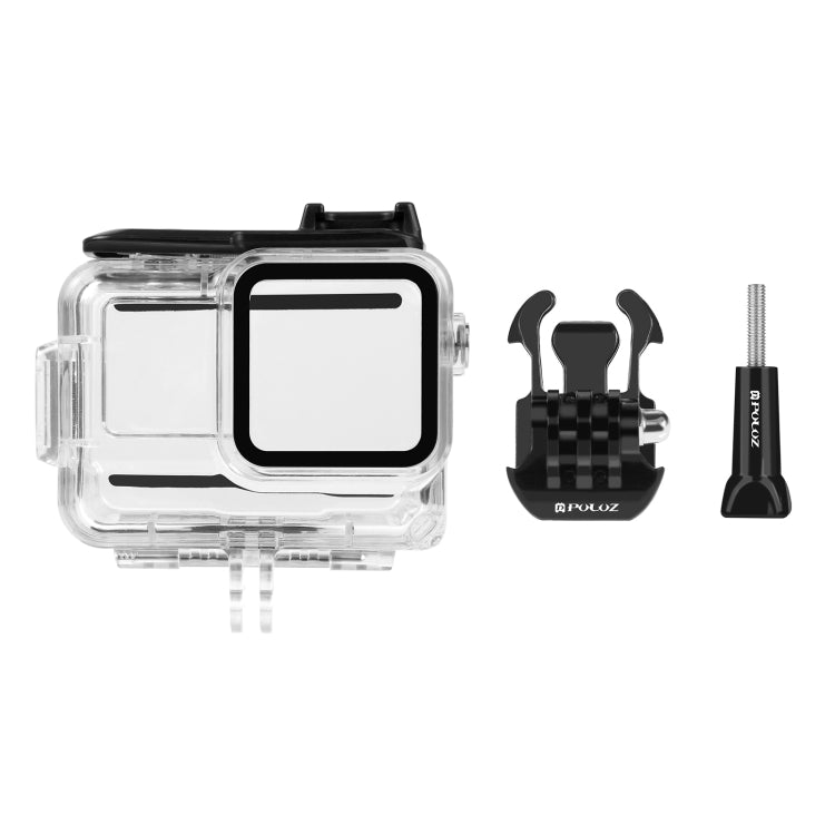 For Insta360 Ace Pro PULUZ 60m Underwater Waterproof Housing Case with Base Adapter & Screw (Transparent) - Case & Bags by PULUZ | Online Shopping UK | buy2fix