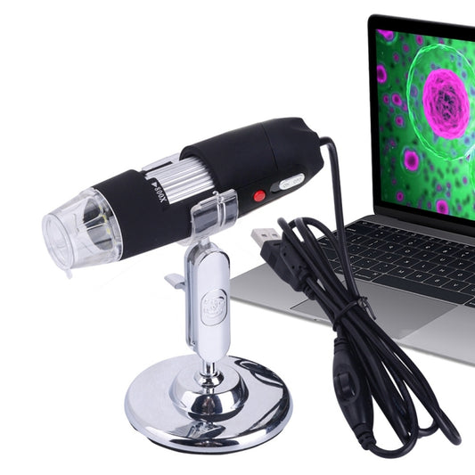 2.0 Mega Pixels 800X USB Digital Microscope with 8 LED White Light / Holder(Black) - Consumer Electronics by buy2fix | Online Shopping UK | buy2fix