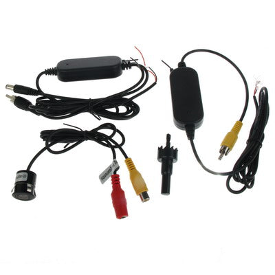 Waterproof Wireless Transmitting Receiving Punch DVD Rear View Camera , With Scaleplate , Support Installed in Car DVD Navigator or Car Monitor , Wide Viewing Angle: 170 degree (WX004)(Black) - In Car by buy2fix | Online Shopping UK | buy2fix