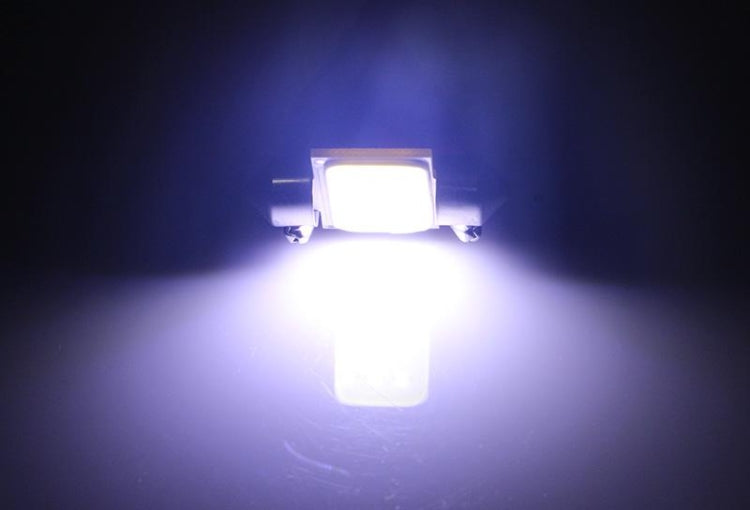 2 PCS 31mm 1.5W 80LM White Light 1 COB LED License Plate Reading Lights Car Light Bulb - Door Lights by buy2fix | Online Shopping UK | buy2fix