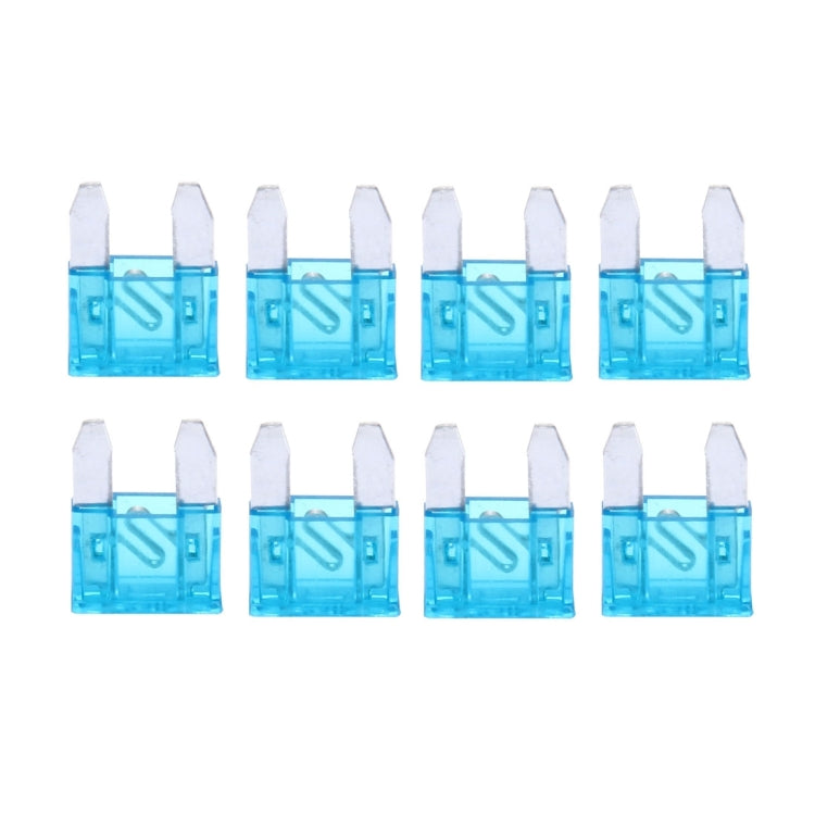100 PCS Auto Mini Blade Fuse, DC 12V 15A(Blue) - In Car by buy2fix | Online Shopping UK | buy2fix