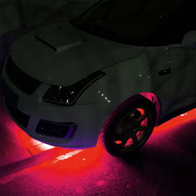 5 PCS 120cm 60 LED Waterproof Flexible Car Strip Light, DC 12V(Red Light) - In Car by buy2fix | Online Shopping UK | buy2fix