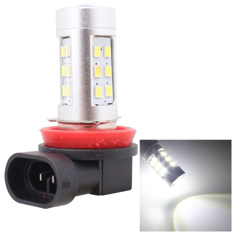 2 PCS H11 4.2W 630LM White Light 21 LED 2835 SMD Car Front Fog Light Lamp Bulb, DC 12V - In Car by buy2fix | Online Shopping UK | buy2fix