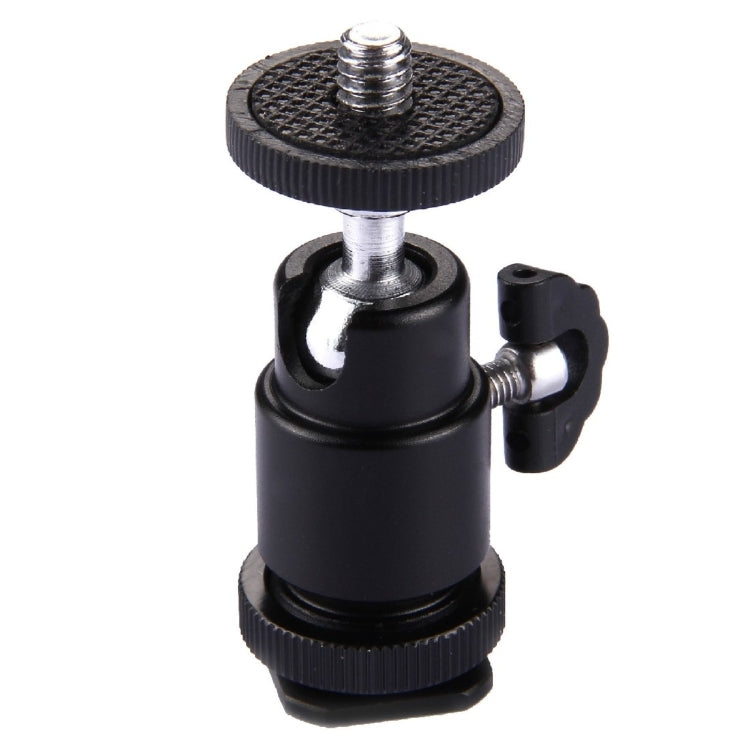 Aluminum Alloy Hot Shoe Tripod Heads, 1/4 inch Male Screw Adapter - Camera Accessories by buy2fix | Online Shopping UK | buy2fix