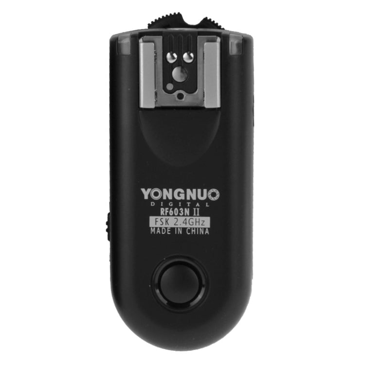 2 PCS YONGNUO RF603N II FSK 2.4GHz Wireless Flash Trigger with N1 Shutter Connecting Cable - Wireless Flash Trigger by YONGNUO | Online Shopping UK | buy2fix