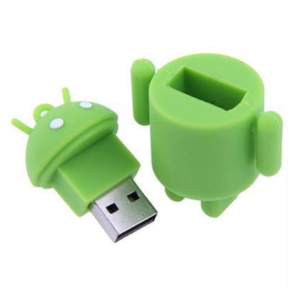 8GB Android Robot Style USB Flash Disk (Green) -  by buy2fix | Online Shopping UK | buy2fix