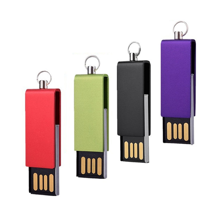 Mini Rotatable USB Flash Disk (8GB), Purple -  by buy2fix | Online Shopping UK | buy2fix