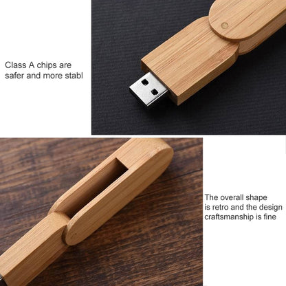 4 GB Wood Material USB Flash Disk - USB Flash Drives by buy2fix | Online Shopping UK | buy2fix