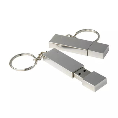 Metallic on Key Ring Style USB 2.0 Flash Disk (8GB) - USB Flash Drives by buy2fix | Online Shopping UK | buy2fix