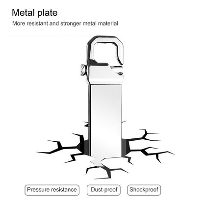 8GB Metallic Keychains Style USB 2.0 Flash Disk - Computer & Networking by buy2fix | Online Shopping UK | buy2fix