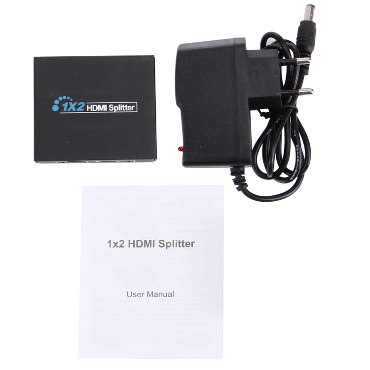 HDV-9812 Mini HD 1080P 1x2 HDMI V1.4 Splitter for HDTV / STB/ DVD / Projector / DVR -  by buy2fix | Online Shopping UK | buy2fix