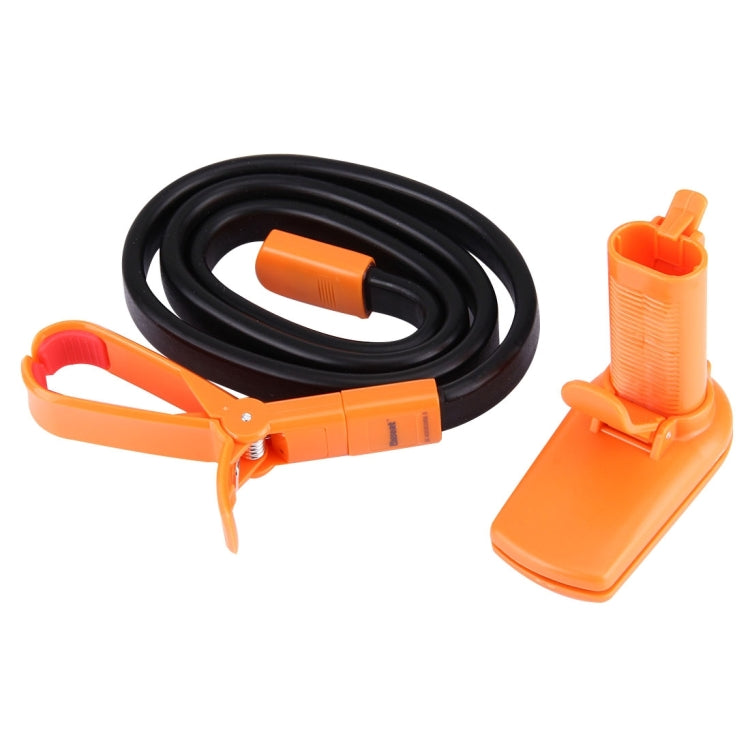 Flexible Clip Mount Holder with Clamping Base(Orange) - Lazy Bracket by buy2fix | Online Shopping UK | buy2fix