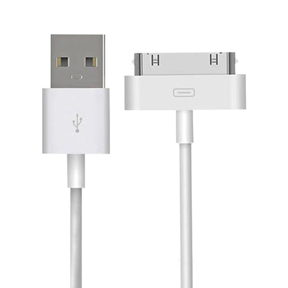 USB Data Cable for New iPad (iPad 3) / iPad 2/ iPad, iPhone 4 & 4S, iPhone 3GS/3G, iPod touch, Length: 1m (Original)(White) - Normal Style Cable by buy2fix | Online Shopping UK | buy2fix