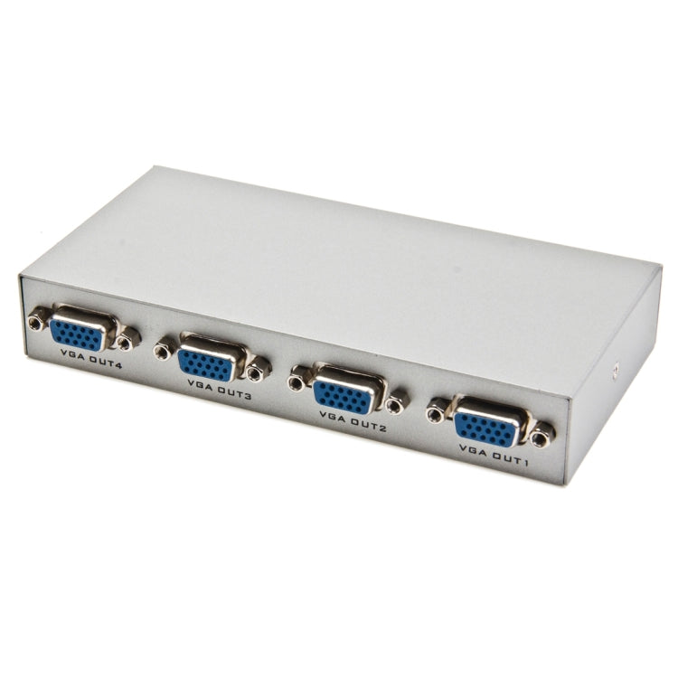 4 Port 150MHz VGA Splitter (1 VGA Input, 4 VGA Output) - VGA Splitters by buy2fix | Online Shopping UK | buy2fix