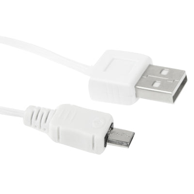 USB 2.0 to Micro USB Retractable Data Cable, Length: 10cm (Can be Extended to 75cm)(White) - Micro USB Cable by buy2fix | Online Shopping UK | buy2fix