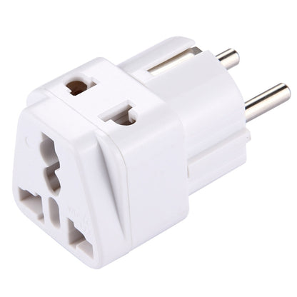 WD-9 Plug Adapter, Travel Power Adaptor with Europe Socket Plug(White) - Consumer Electronics by buy2fix | Online Shopping UK | buy2fix