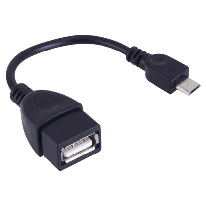 Micro USB Male to USB 2.0 Female OTG Converter Adapter Cable, For Samsung, Sony, Meizu, Xiaomi, and other Smartphones(Black) - OTG Adapter by buy2fix | Online Shopping UK | buy2fix