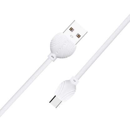 awei CL-62 2 in 1 2.5A USB-C / Type-C Charging + Transmission Aluminum Alloy Double-sided Insertion Data Cable, Length: 1m (White) - Micro USB Cable by awei | Online Shopping UK | buy2fix