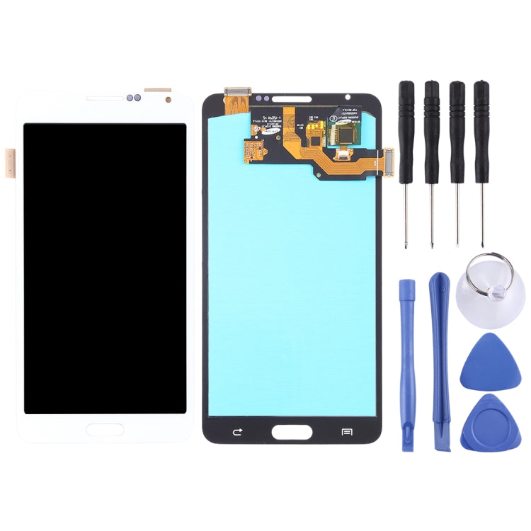 OLED LCD Screen for Galaxy Note 3, N9000 (3G), N9005 (3G/LTE) with Digitizer Full Assembly (White) - Galaxy Note Series Parts by buy2fix | Online Shopping UK | buy2fix