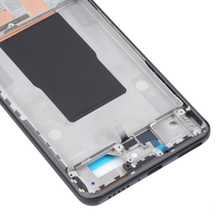 For Xiaomi Redmi K50 Ultra Original Front Housing LCD Frame Bezel Plate(Black) - Repair & Spare Parts by buy2fix | Online Shopping UK | buy2fix