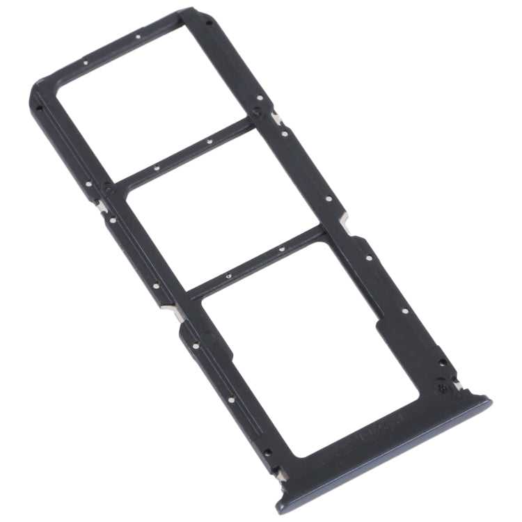 For OPPO Reno5 Lite / Reno5 F / A94 4G SIM Card Tray + SIM Card Tray + Micro SD Card Tray (Black) - Repair & Spare Parts by buy2fix | Online Shopping UK | buy2fix