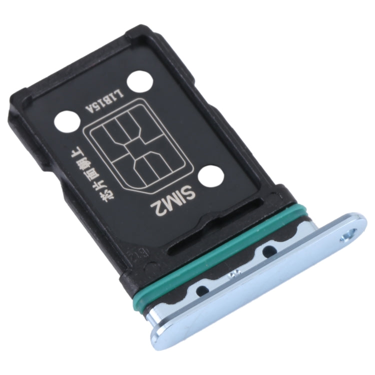 For OPPO Reno6 Pro+ 5G SIM Card Tray + SIM Card Tray (Blue) - Card Socket by buy2fix | Online Shopping UK | buy2fix