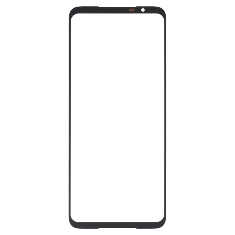 For Asus ROG Phone 5 Pro ZS673KS Front Screen Outer Glass Lens with OCA Optically Clear Adhesive (Black) - Repair & Spare Parts by buy2fix | Online Shopping UK | buy2fix