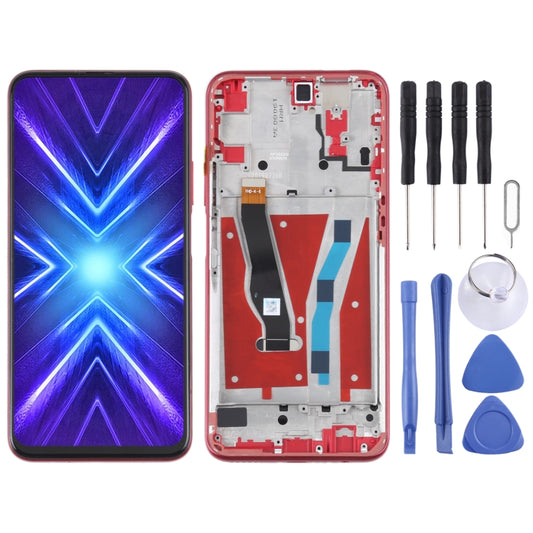 Original LCD Screen For Honor 9X / 9X Pro / Huawei Y9s Digitizer Full Assembly with Frame (Red) - Repair & Spare Parts by buy2fix | Online Shopping UK | buy2fix