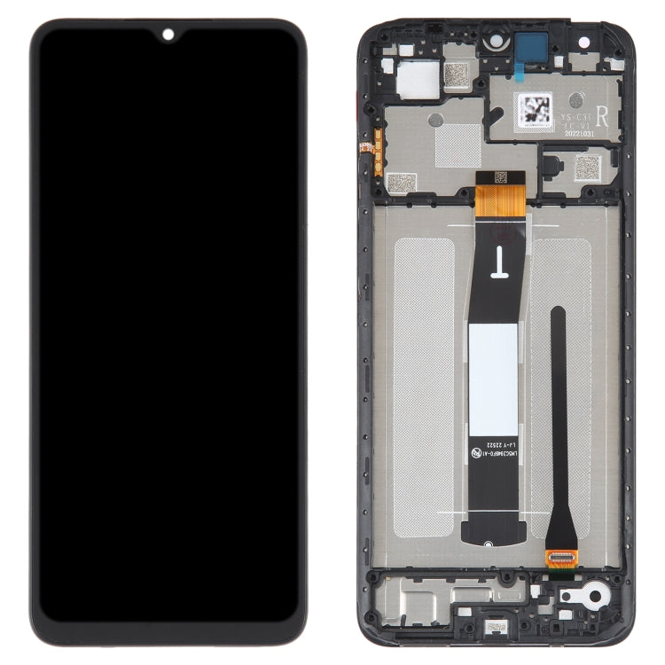 AMOLED Original LCD Screen For Xiaomi Redmi 12C Digitizer Full Assembly with Frame - Repair & Spare Parts by buy2fix | Online Shopping UK | buy2fix