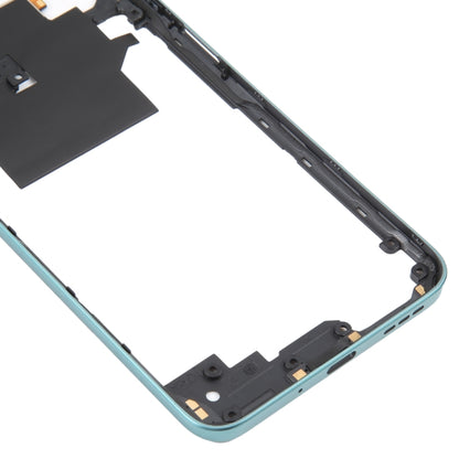 For Xiaomi Redmi Note 12 Middle Frame Bezel Plate (Black) - Repair & Spare Parts by buy2fix | Online Shopping UK | buy2fix