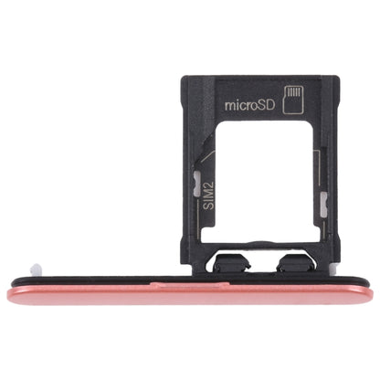 For Sony Xperia XZ1 Compact Original SIM Card Tray + Micro SD Card Tray (Orange) - Repair & Spare Parts by buy2fix | Online Shopping UK | buy2fix