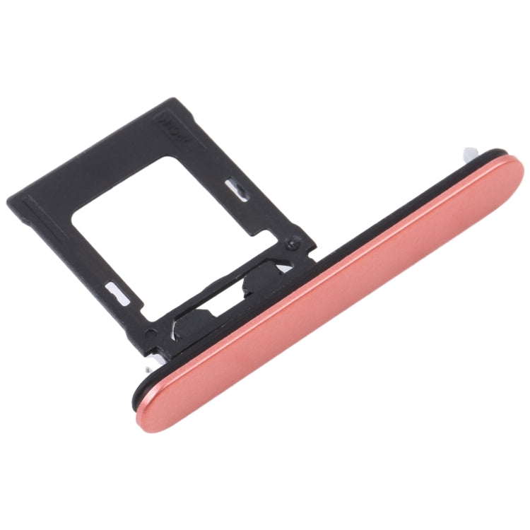 For Sony Xperia XZ1 Compact Original SIM Card Tray + Micro SD Card Tray (Orange) - Repair & Spare Parts by buy2fix | Online Shopping UK | buy2fix