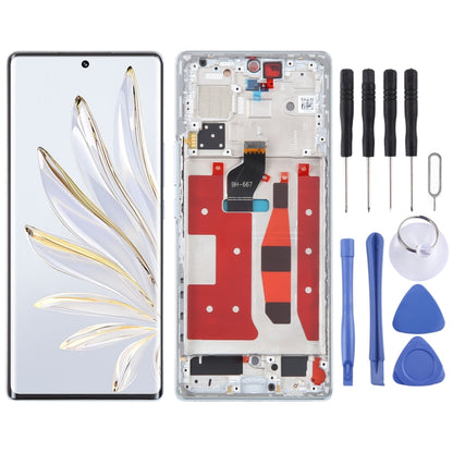 Original LCD Screen For Honor 70 Digitizer Full Assembly with Frame(Blue) -  by buy2fix | Online Shopping UK | buy2fix