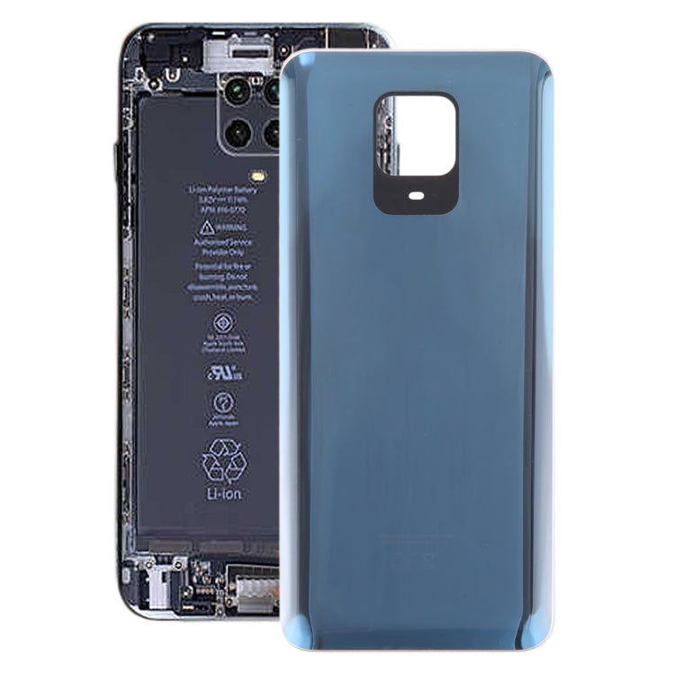 For Xiaomi Redmi Note 9 Pro India OEM Glass Battery Back Cover(Grey) - Back Cover by buy2fix | Online Shopping UK | buy2fix
