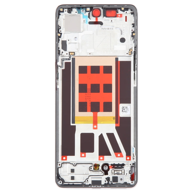 For OPPO Reno9 Pro Original Front Housing LCD Frame Bezel Plate (Gold) - Frame Bezel Plate by buy2fix | Online Shopping UK | buy2fix