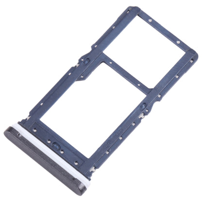 For Motorola Moto G Play 2021 SIM Card Tray + Micro SD Card Tray (Black) - Card Socket by buy2fix | Online Shopping UK | buy2fix