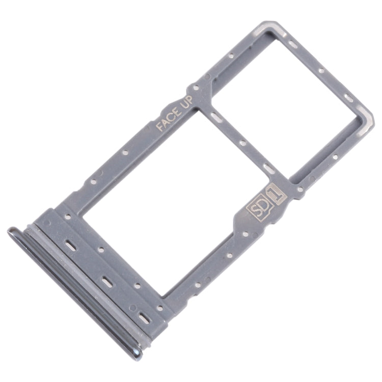 For Motorola Moto G Stylus 2021 SIM Card Tray + Micro SD Card Tray (Silver) - Card Socket by buy2fix | Online Shopping UK | buy2fix