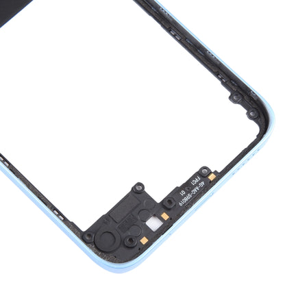 For Xiaomi Redmi 12 4G Original Front Housing LCD Frame Bezel Plate (Blue) - Frame Bezel Plate by buy2fix | Online Shopping UK | buy2fix