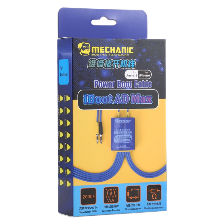 MECHANIC iBoot AD Max Mobile Phone Repair Power Test Cable For iPhone / Android - Test Tools by MECHANIC | Online Shopping UK | buy2fix