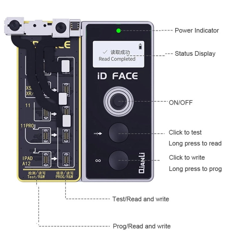 Qianli iD FACE Dot Projector Repairer Detector for iPhone X - Test Tools by QIANLI | Online Shopping UK | buy2fix