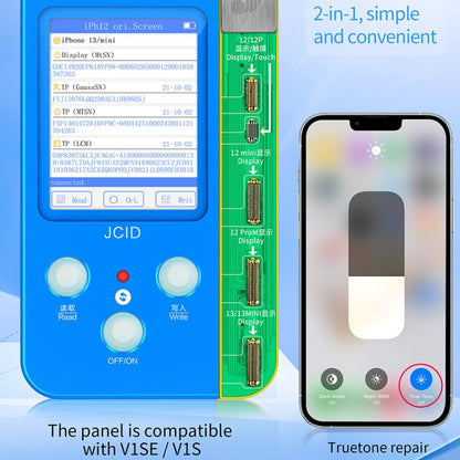 JC V1SE Testing 2 in 1 Screen Data Repair Panel Adaptor For iPhone 12 Series / 13 / 13 mini - Repair & Spare Parts by JC | Online Shopping UK | buy2fix