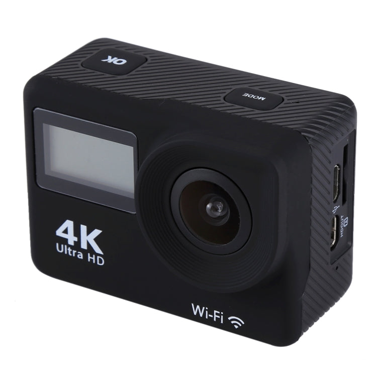 S300 HD 4K WiFi 12.0MP Sport Camera with Remote Control & 30m Waterproof Case, 2.0 inch LTPS Touch Screen + 0.66 inch Front Display, Generalplus 4248, 170 Degree A Wide Angle Lens(Black) - DJI & GoPro Accessories by buy2fix | Online Shopping UK | buy2fix