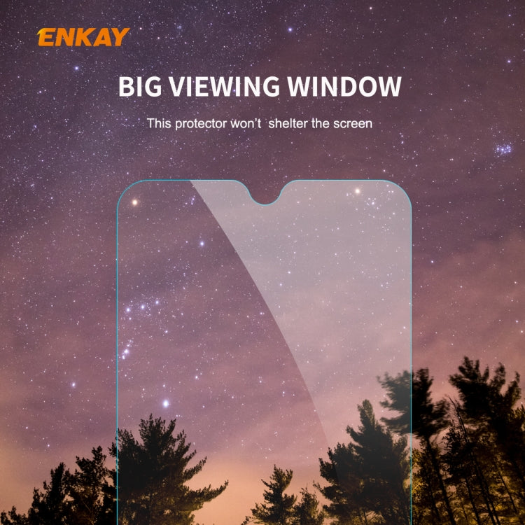 For Redmi 9 / 9A / 9C 5 PCS ENKAY Hat-Prince 0.26mm 9H 2.5D Curved Edge Tempered Glass Film -  by ENKAY | Online Shopping UK | buy2fix