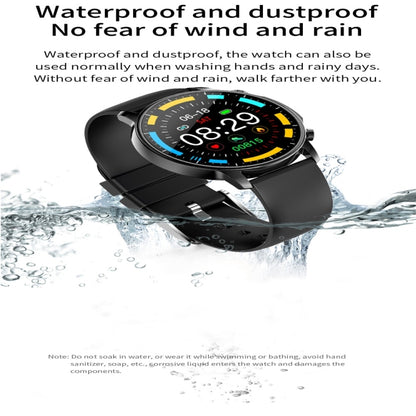 V23 1.28inch IPS Color Screen Smart Watch IP67 Waterproof,Support Heart Rate Monitoring/Blood Pressure Monitoring/Blood Oxygen Monitoring/Sleep Monitoring(Black) - Smart Wear by buy2fix | Online Shopping UK | buy2fix