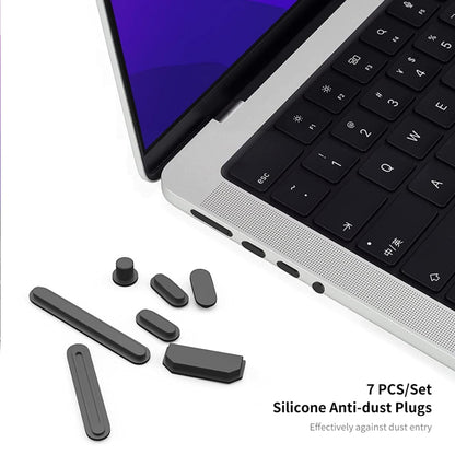 For MacBook Air 13.6 2022 A2681 EU Version ENKAY 3 in 1 Matte Laptop Case with TPU Keyboard Film / Anti-dust Plugs (Sierra Blue) - MacBook Air Cases by ENKAY | Online Shopping UK | buy2fix