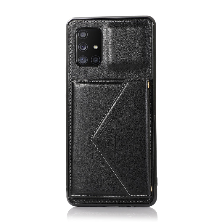 For Samsung Galaxy S20 FE Multi-functional Cross-body Card Bag TPU+PU Back Cover Case with Holder & Card Slot & Wallet(Black) - Samsung Accessories by buy2fix | Online Shopping UK | buy2fix